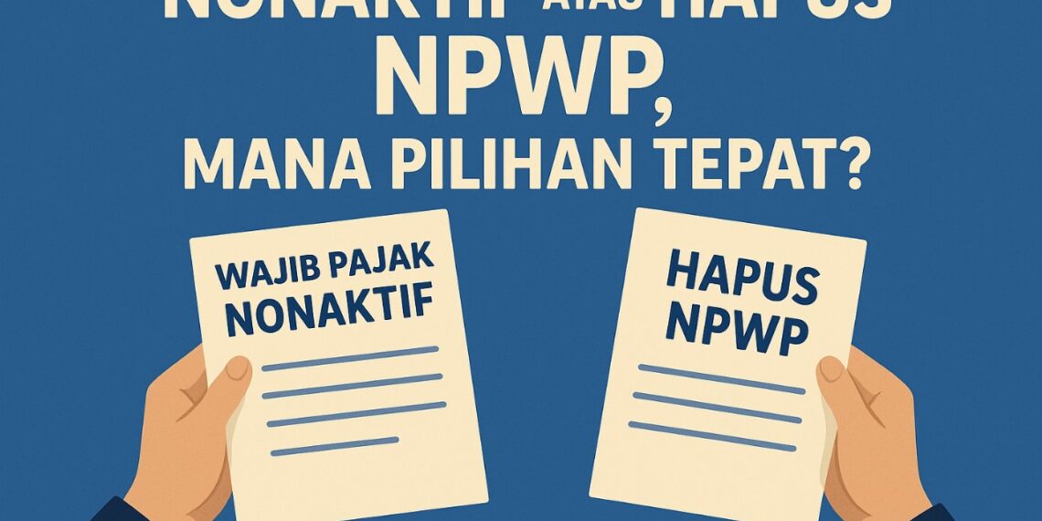 Nonaktif atau Hapus NPWP, Mana Pilihan Tepat?