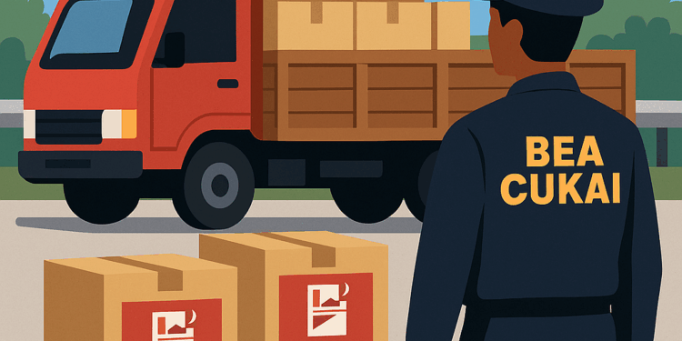 Truk Kayu di Tol Semarang Kedapatan Bawa 2,3 Juta Rokok Ilegal