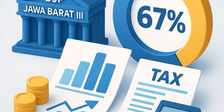 Realisasi Pajak DJP Jabar III Baru 67%, Pemerintah Pacu Penerimaan Jelang Akhir Tahun
