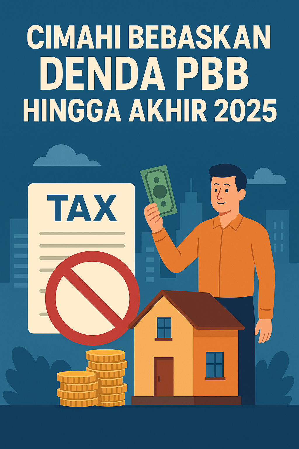 Cimahi Bebaskan Denda PBB hingga Akhir 2025