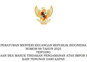 Sah! Pemerintah Kenakan Bea Masuk Tambahan Impor Kain Kapas