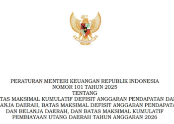 Resmi! Batas Defisit APBD 2026 Dipangkas Jadi 2,5 Persen