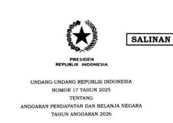 UU APBN 2026 Akhirnya Terbit: Target Pendapatan Rp3.153,58 T dan Defisit 2,68% PDB