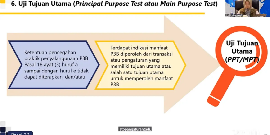 PMK 112/2025: Principal Purpose Test Kini Berlaku untuk Semua P3B, Cegah Modus Penghindaran Pajak