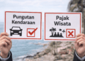 Perusahaan lebih memilih pungutan kendaraan daripada pajak wisata.