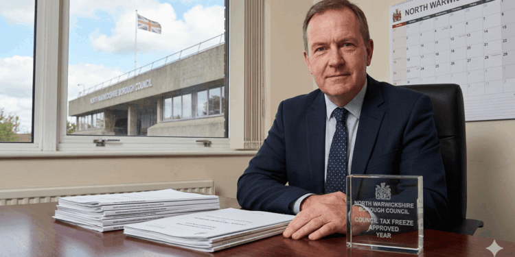 Pembekuan pajak daerah North Warwickshire disetujui.