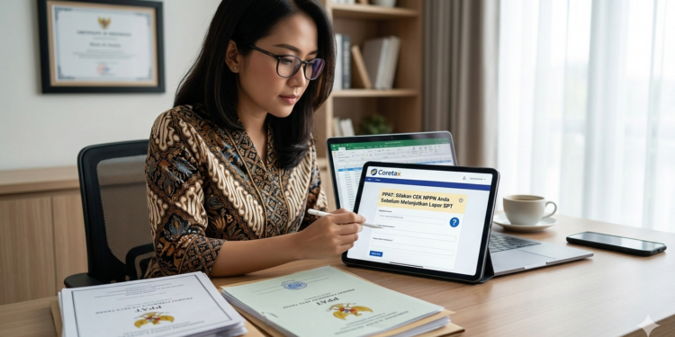 Lapor SPT Tahunan via Coretax, PPAT Perlu Cek NPPN Terlebih Dahulu