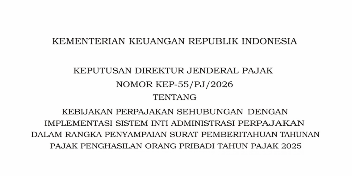 DJP Resmi Hapus Sanksi Telat Lapor SPT Tahunan OP
