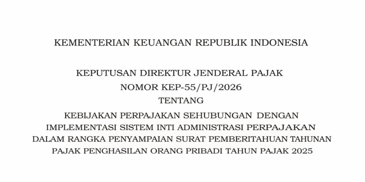 DJP Resmi Hapus Sanksi Telat Lapor SPT Tahunan OP