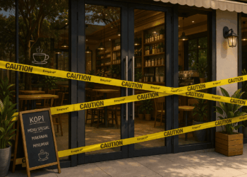 Nunggak Pajak Terus Menerus, Sejumlah Kedai Kopi dan Restoran Disegel
