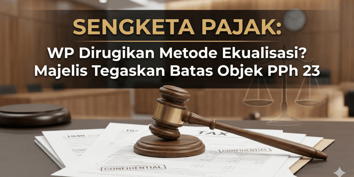 SENGKETA PAJAK: WP Dirugikan Metode Ekualisasi? Majelis Tegaskan Batas Objek PPh 23
