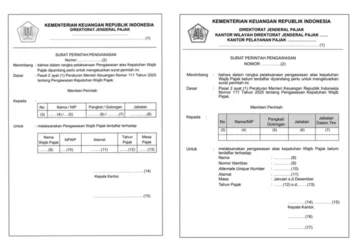 DJP Rilis Format Surat Perintah Pengawasan Terbaru