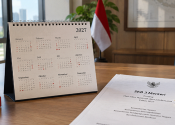 Libur Nasional 2027 dan Cuti Bersama Resmi Ditetapkan