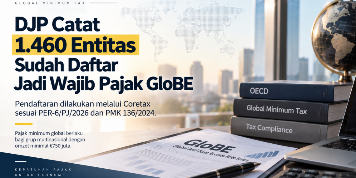 DJP Catat 1.460 Entitas Sudah Daftar Jadi Wajib Pajak GloBE