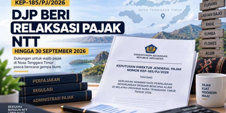 DJP Beri Relaksasi Pajak NTT hingga 30 September 2026