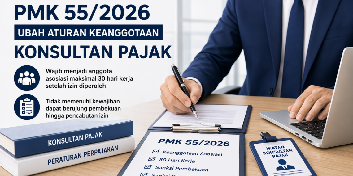 PMK 55/2026 Ubah Aturan Keanggotaan Konsultan Pajak