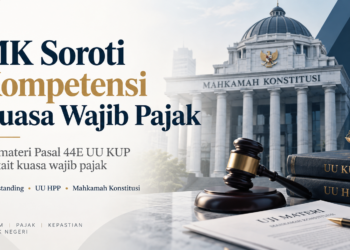 MK Soroti Kompetensi Kuasa Wajib Pajak dalam UU HPP