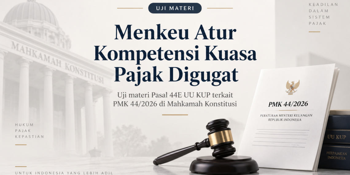 Kewenangan Menkeu Atur Kompetensi Kuasa Wajib Pajak Digugat
