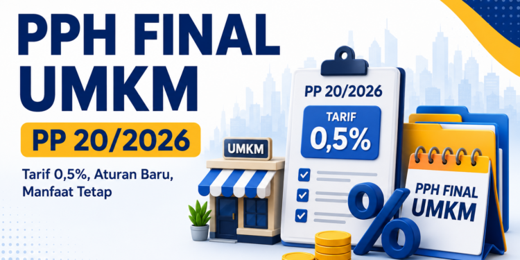 PP 20/2026: Siapa Bisa Pakai PPh Final UMKM 0,5%?