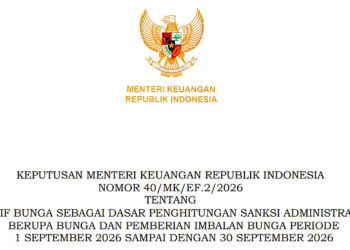 Tarif Bunga Sanksi Pajak September 2026 Ditetapkan, Ini Rinciannya