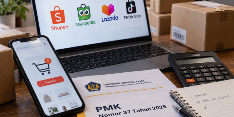 Pedagang Online Mulai Dipungut PPh 0,5 Persen per 1 Oktober 2026