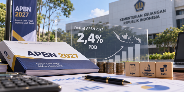 Defisit APBN 2027 Dipatok 2,4 Persen PDB, Pemerintah Andalkan Pembiayaan Domestik
