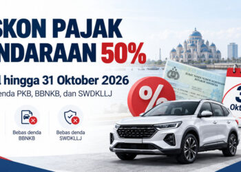 Diskon PKB Sulawesi selatan 50% Dibuka, Denda Tertentu Juga Dihapus