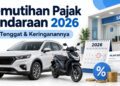 Pemutihan Pajak Kendaraan 2026 Belum Usai, Cek Tenggatnya